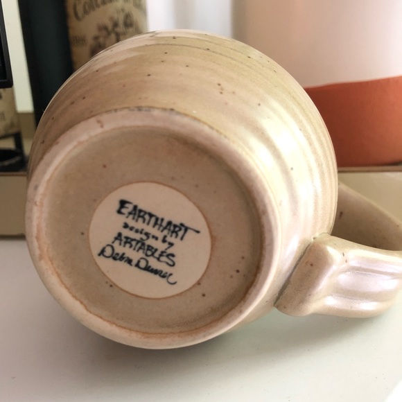 Vintage EARTHART by Artables Canada Handmade Coffee Mug | Signed Debra Durrer - Picture 4 of 4